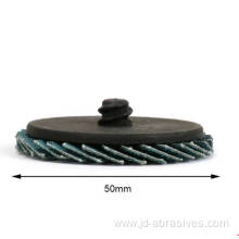 flexible mini flap disc quick change disc